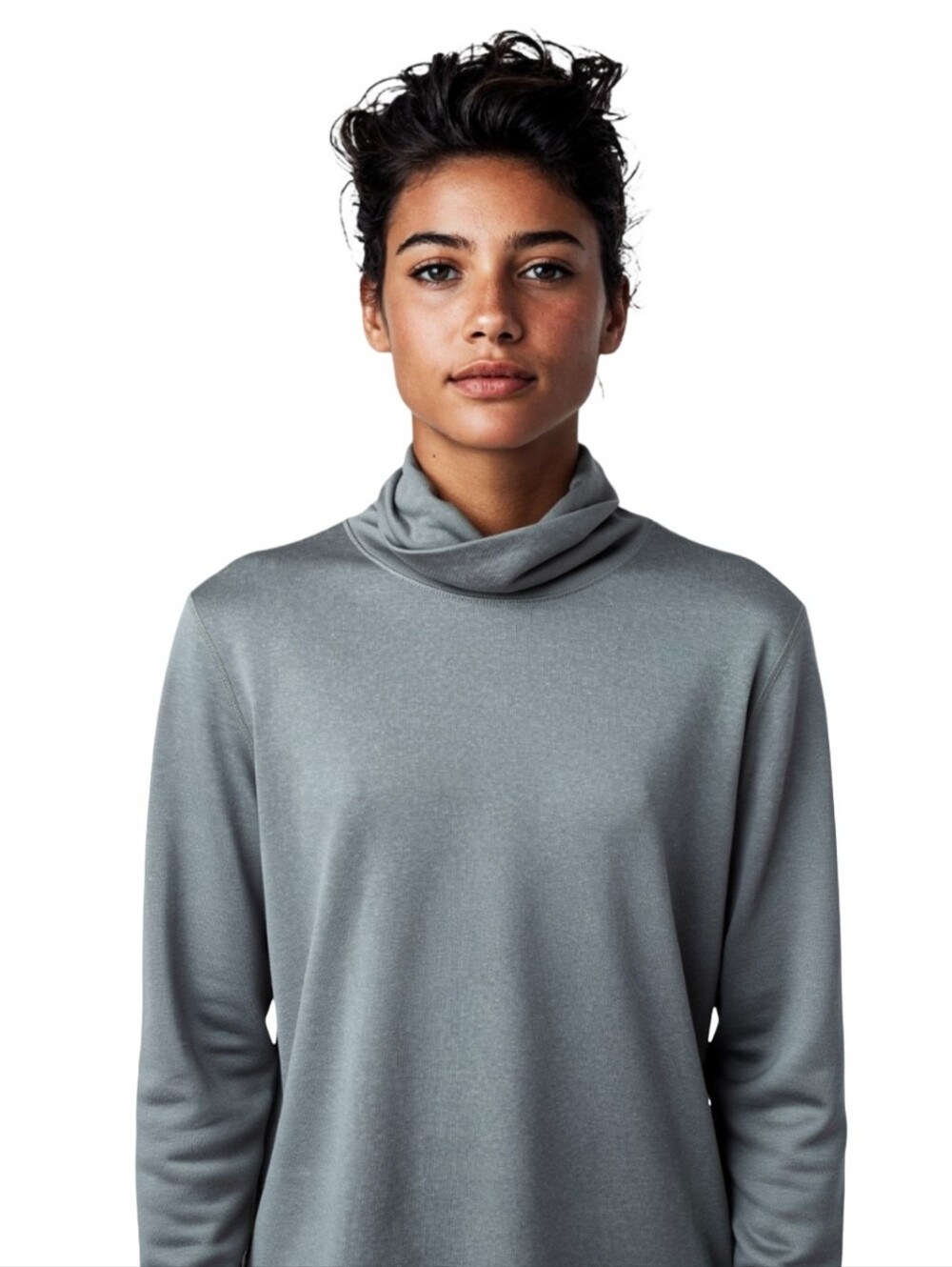 MEC Green Thermal - Unisex Vintage Turtleneck